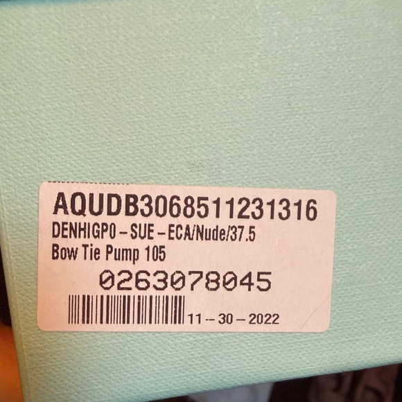 Aquazurra Bow Tie 105mm Pump in Beige 37.5 - brand new, never worn! - Picture 13 of 13